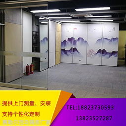 全自动折叠门设计 深圳重型电动屏风隔断装饰