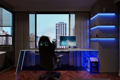 深圳装修丨海纳公馆现代轻奢风设计,都市格调拉满/樊宥成Design